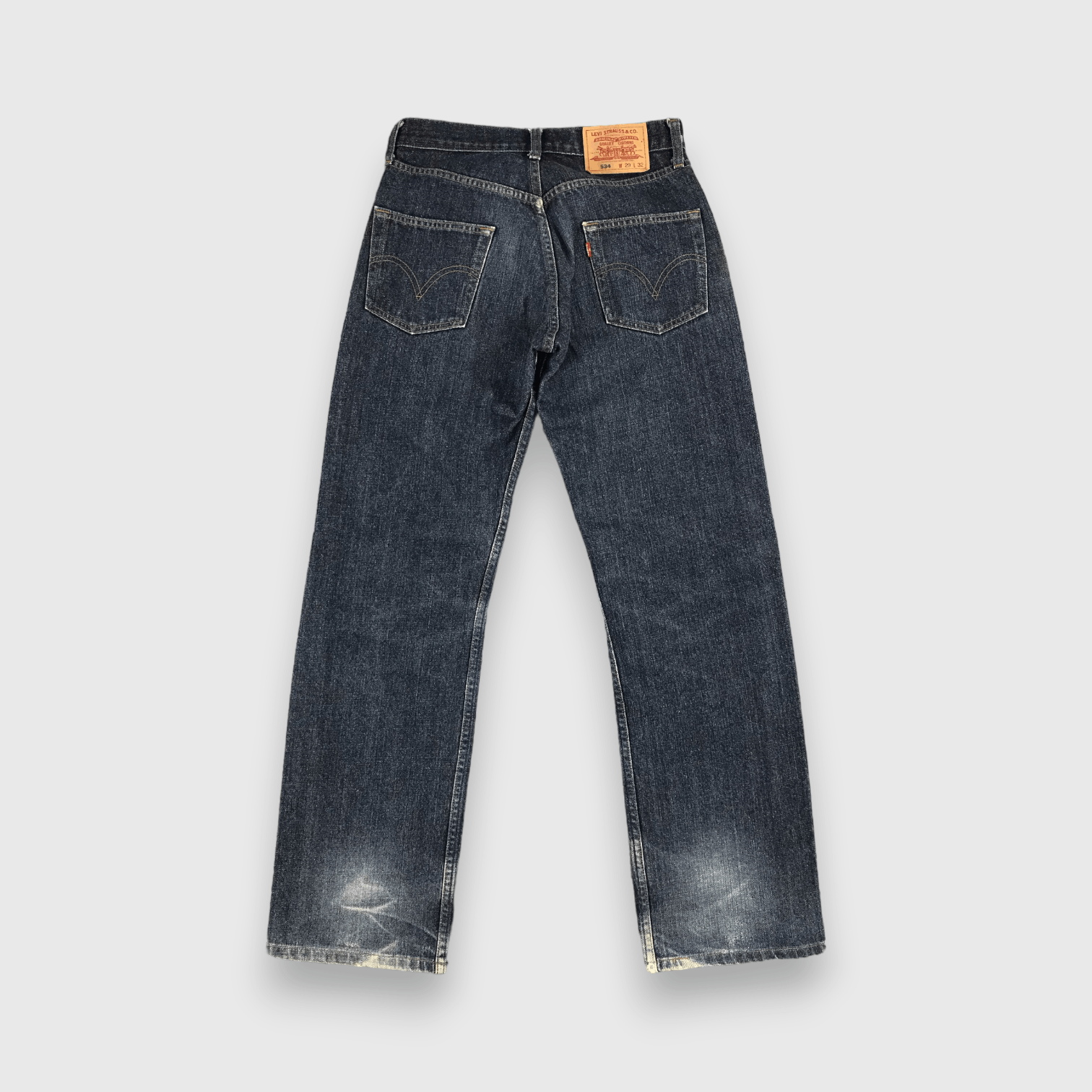 Levi's Vintage Levis Jeans Lot 534 Faded Blue Jeans-J1064 Size US 29 - 2 Thumbnail
