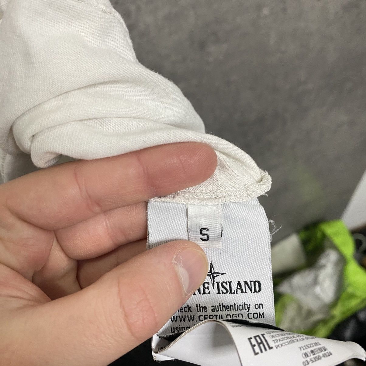 Stone Island Stone Island T-shirt Big Logo Size US S / EU 44-46 / 1 - 11 Thumbnail