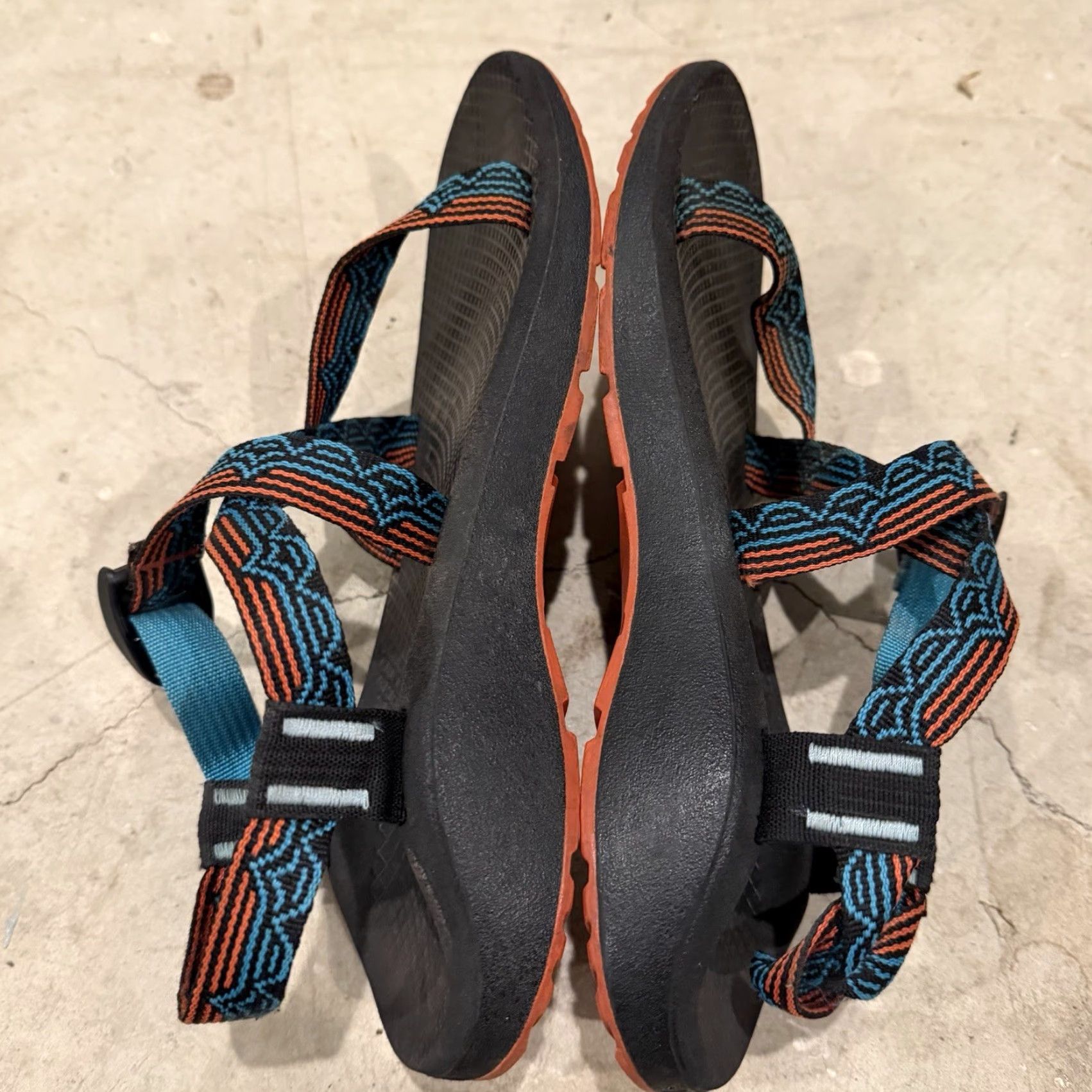 Chaco VINTAGE Chaco Z/Cloud Womens Hiking Sandals J107102 Teal Size 10 US Blue Blip Size US 8 / IT 38 - 6 Thumbnail