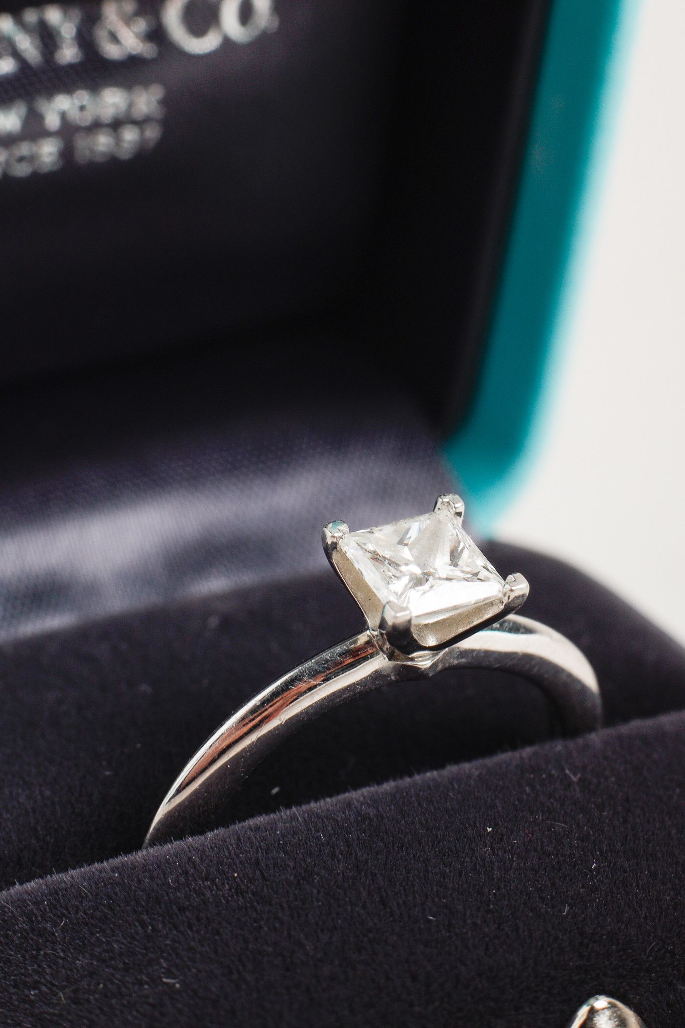 Tiffany & Co. Tiffany & Co. Platinum & .71 Carat Diamond Solitaire Ring Size ONE SIZE - 2 Thumbnail