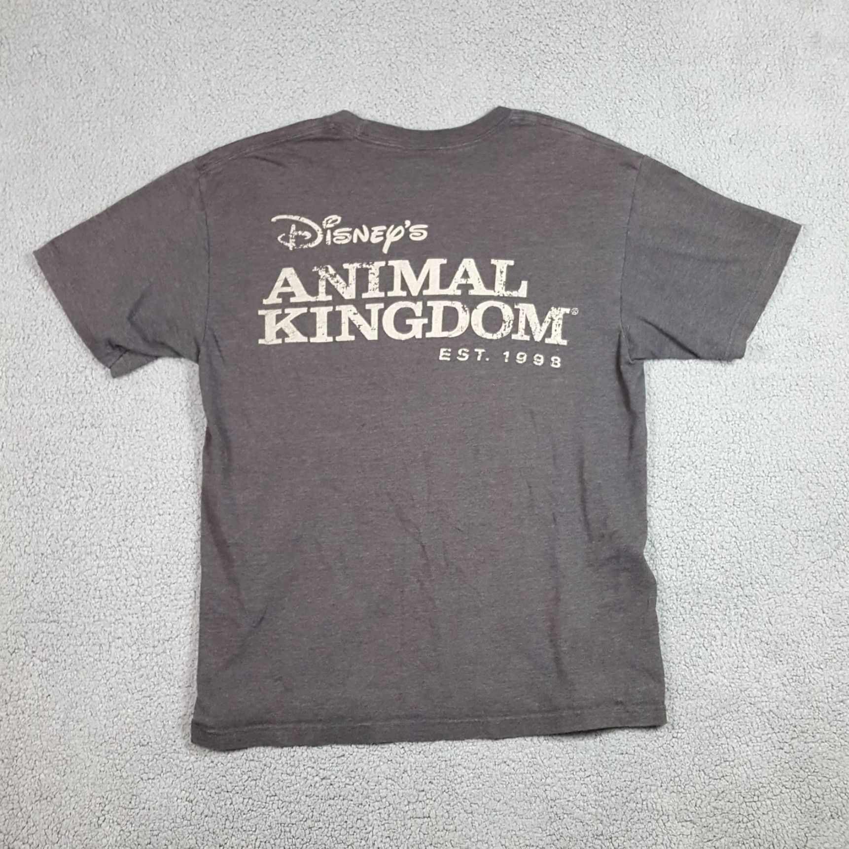 Disney VINTAGE Disney T-Shirt Animal Kingdom Cartoon Theme Park 90s Y2K Gray Medium Men’s Shirt Size US M / EU 48-50 / 2 - 3 Thumbnail
