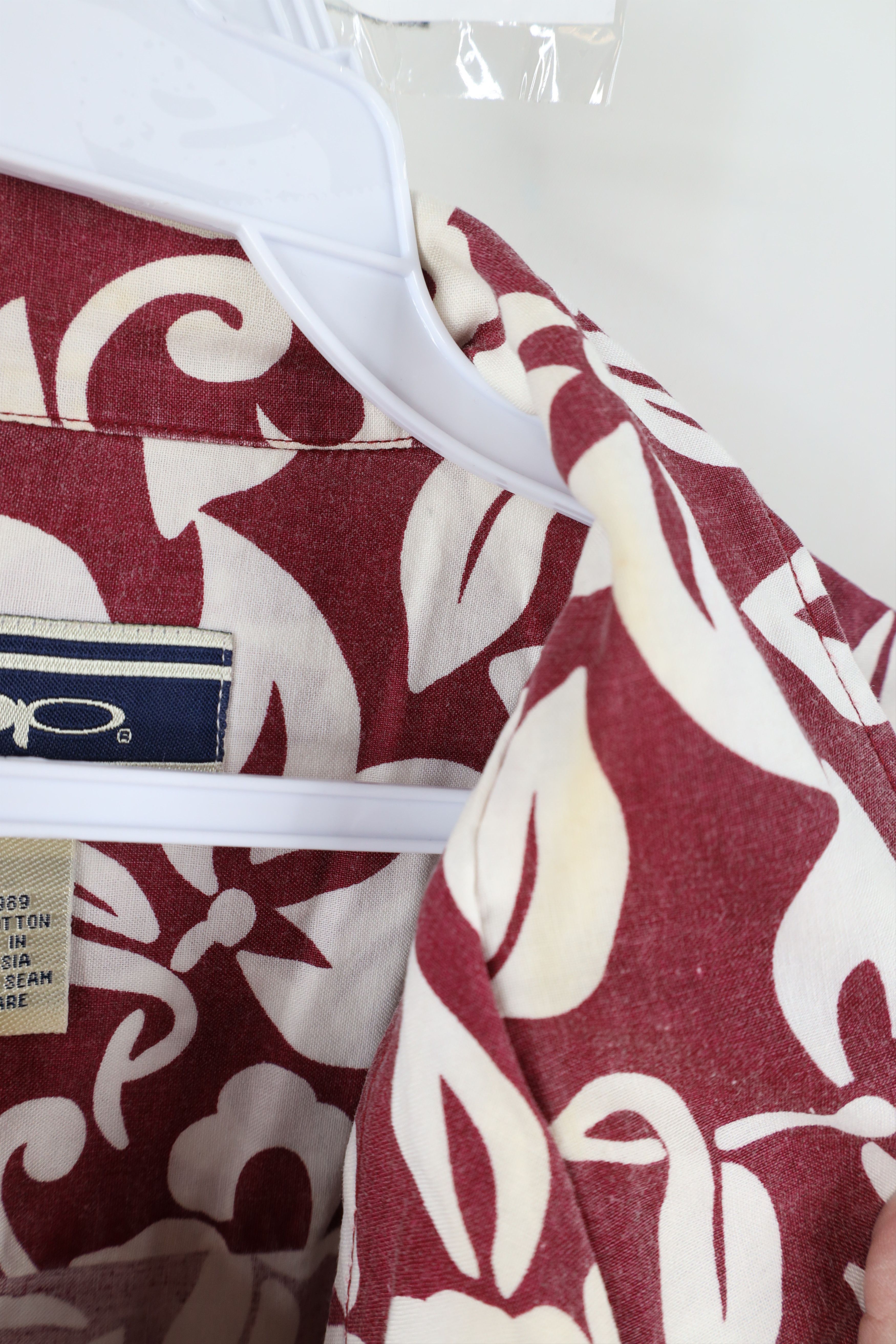 Ocean Pacific × Vintage Vintage 90s Ocean Pacific OP Looped Collar Surf Button Shirt Size US L / EU 52-54 / 3 - 9 Thumbnail