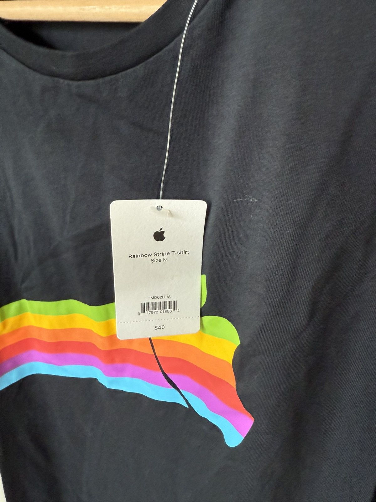 Apple Rainbow Stripe T-shirt Size US M / EU 48-50 / 2 - 4 Thumbnail