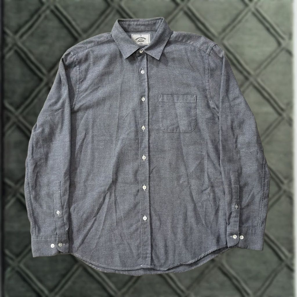 Portuguese Flannel VINTAGE Portuguese Flannel Shirt No (adjusted per rules: vintage with clues) Size US L / EU 52-54 / 3 - 1 Thumbnail