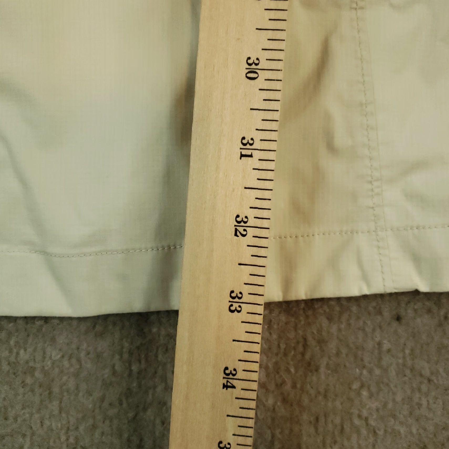The North Face The North Face Rain Jacket Womens Medium Beige Full Zip Hooded HyVent 2.5L Z Size M / US 6-8 / IT 42-44 - 3 Thumbnail
