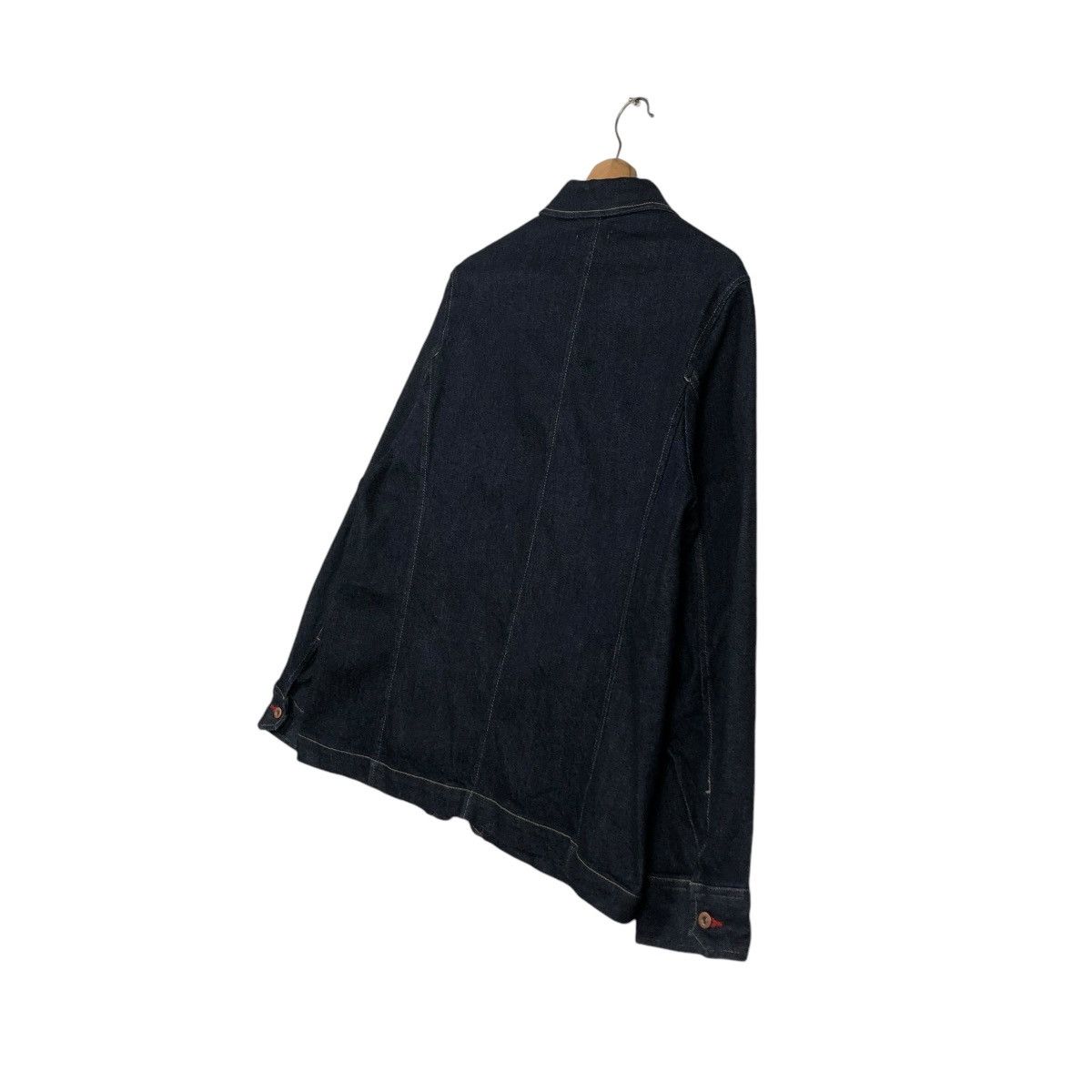 Japanese Brand 🔥VINTAGE DENIM JACKET BIKER UNIQLO INES DE LA FRESSANGE Size US L / EU 52-54 / 3 - 12 Thumbnail