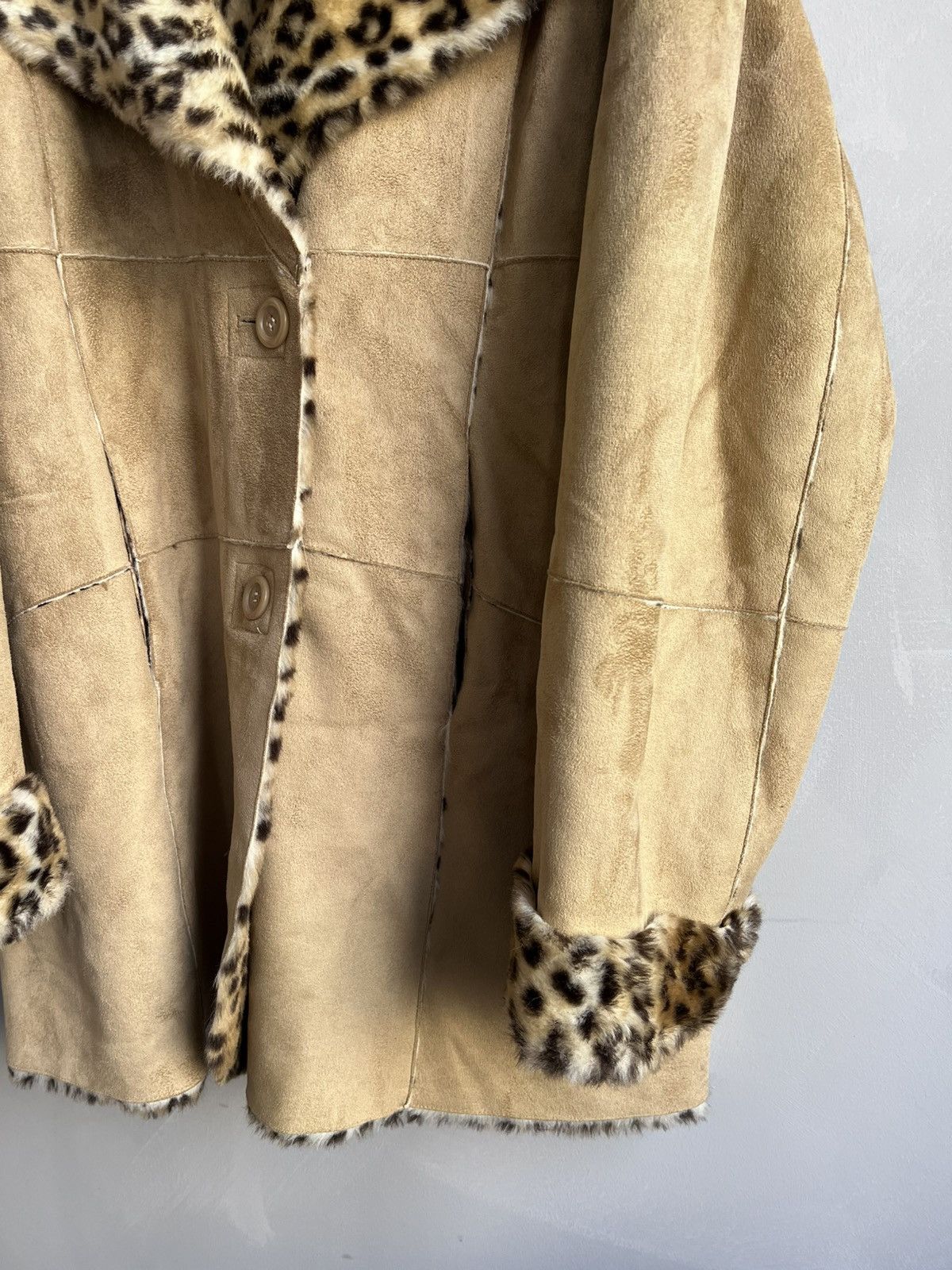 Hysteric Glamour × If Six Was Nine × Le Grande Bleu (L.G.B.) VTG LGB If Six Was Nine Style FAUX FUZZY Fur COAT Jacket Size US L / EU 52-54 / 3 - 4 Thumbnail