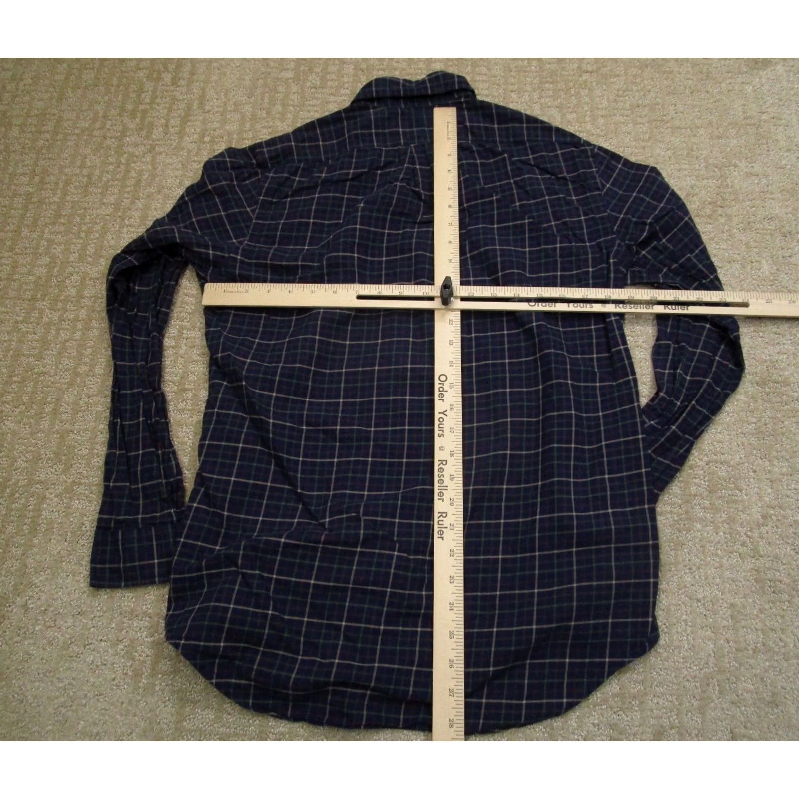 Ralph Lauren Ralph Lauren Shirt Men Small Blue Tattersall Check Long Sleeve Button Down Pony Size US S / EU 44-46 / 1 - 4 Thumbnail