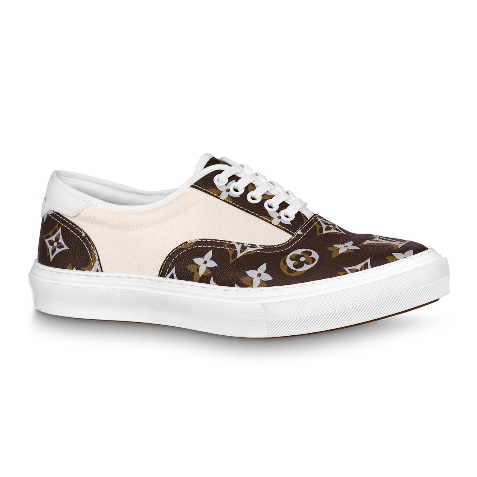 Louis Vuitton Louis Vuitton Trocadero Richelieu White Monogram Logo Low Size US 10 / EU 43 - 1 Thumbnail