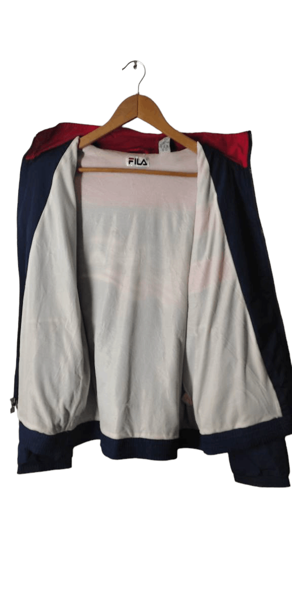 Fila VINTAGE FILA USA EMBROIDERY WINDBREAKER JACKET Size US L / EU 52-54 / 3 - 8 Thumbnail