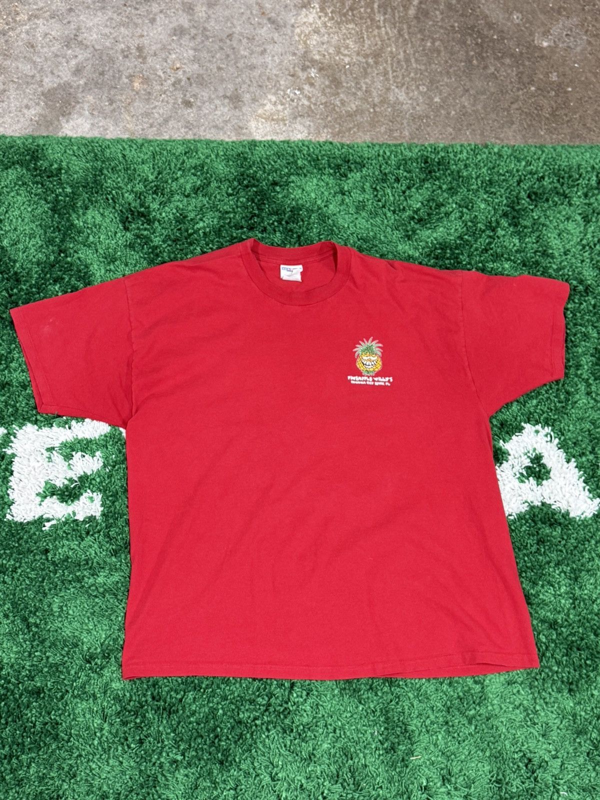 Vintage Pineapple Willey Willy Fruit Smoke Shop Weed Red Tee 2XL XXL Size US XXL / EU 58 / 5 - 4 Thumbnail