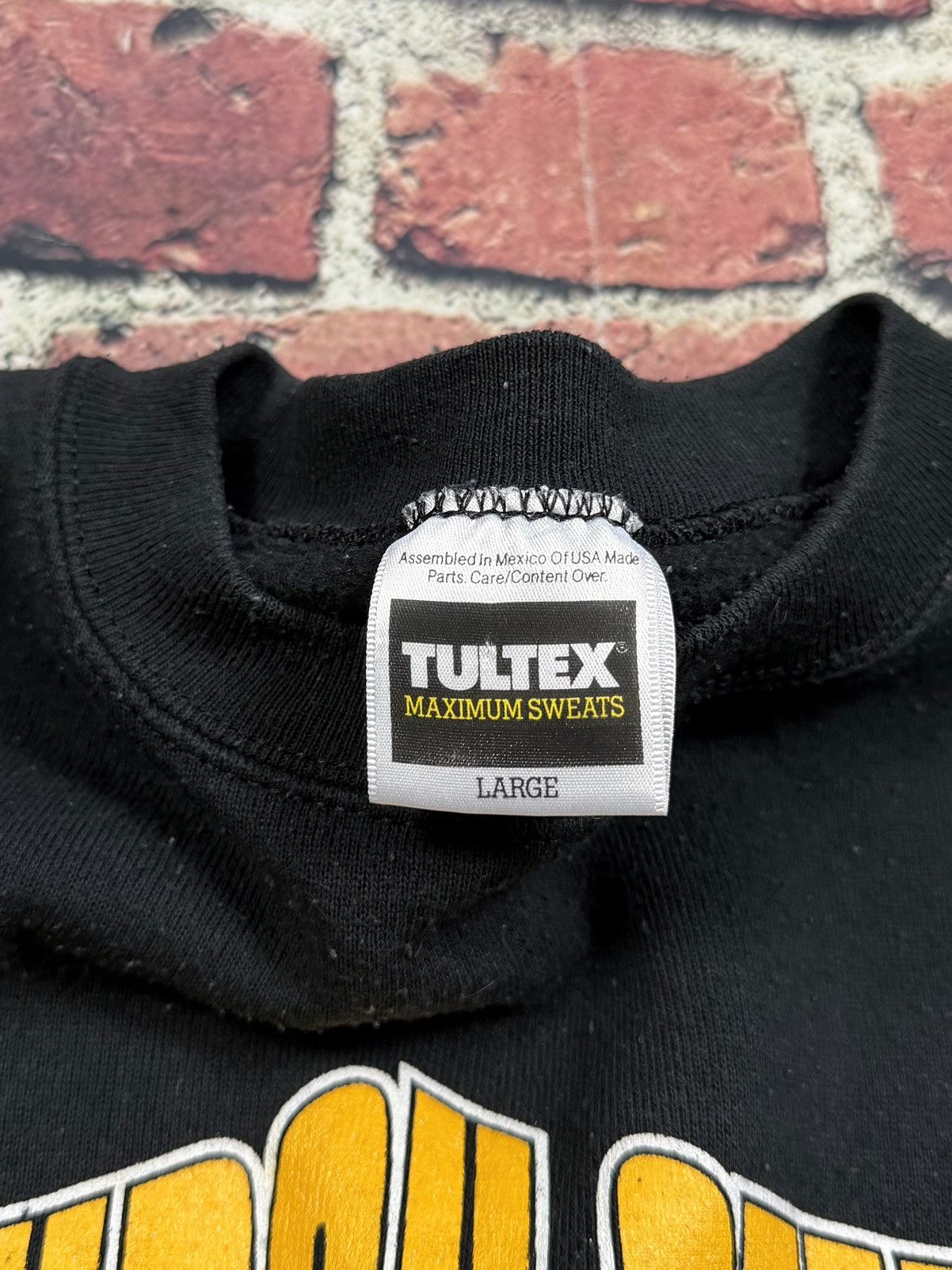 Tultex Vintage 1995 Pittsburgh Steelers Sweatshirt AFC Champs NFL Size US L / EU 52-54 / 3 - 7 Thumbnail
