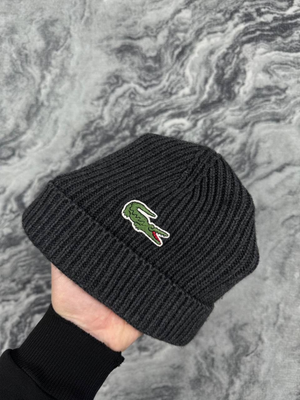 Lacoste Vintage lacoste Hat Beanie Wool Big Logo Size ONE SIZE - 4 Thumbnail