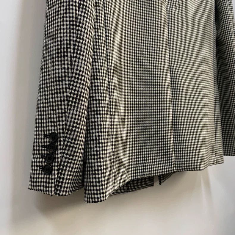 Saint Laurent Paris saint Laurent parisSingle button houndstooth blazer 2503-N Size 50R - 6 Thumbnail