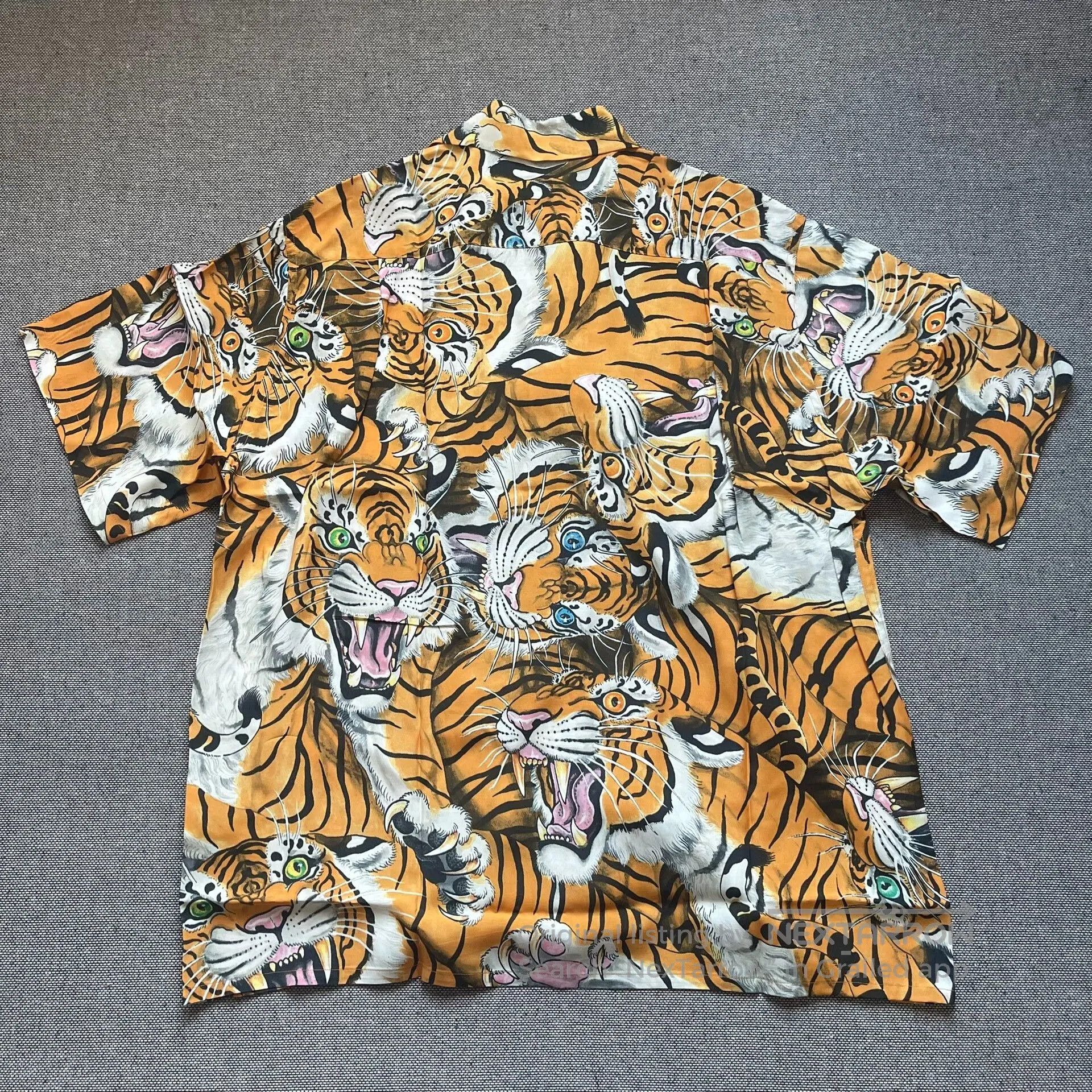 Wacko Maria Wacko Maria x Tim Lehi Tiger Hawaiian Shirt. Size US L / EU 52-54 / 3 - 2 Thumbnail