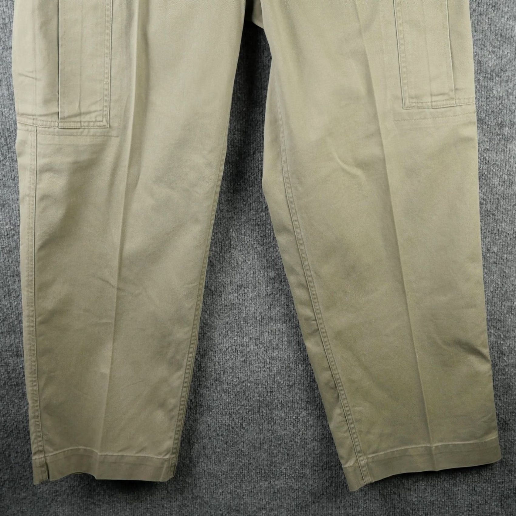 Polo Ralph Lauren Vintage Polo Ralph Lauren Pants Mens 34x30 Beige Cargo Relaxed Fit Workwear Beige USA Mens Pants Cargo Pocket Straight Leg Casual Workwear Size US 34 / EU 50 - 3 Thumbnail