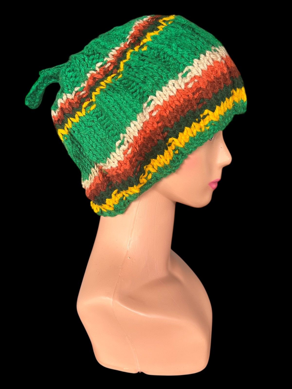 Kapital Crochet Knitted Handmade Big Beanie Hats Size ONE SIZE - 1 Thumbnail