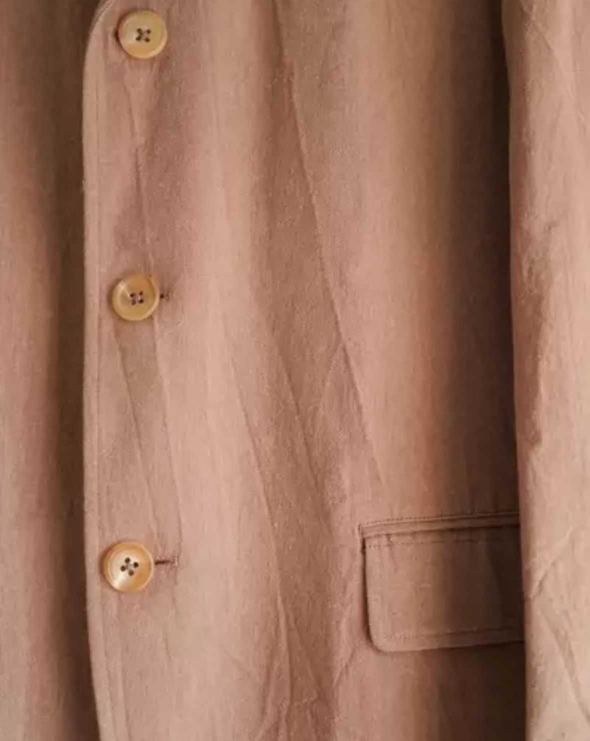 Yohji Yamamoto Yohji Yamamoto 01ss Persimmon Texture Suit 2412-Nextarrow Size US M / EU 48-50 / 2 - 4 Thumbnail