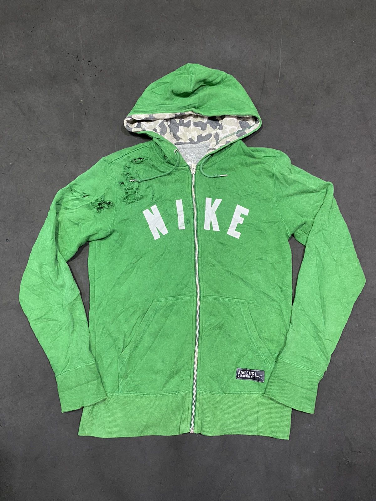 Hysteric Glamour × Japanese Brand × Nike Disstressed Nike Japanese Styled Green Size US M / EU 48-50 / 2 - 1 Thumbnail