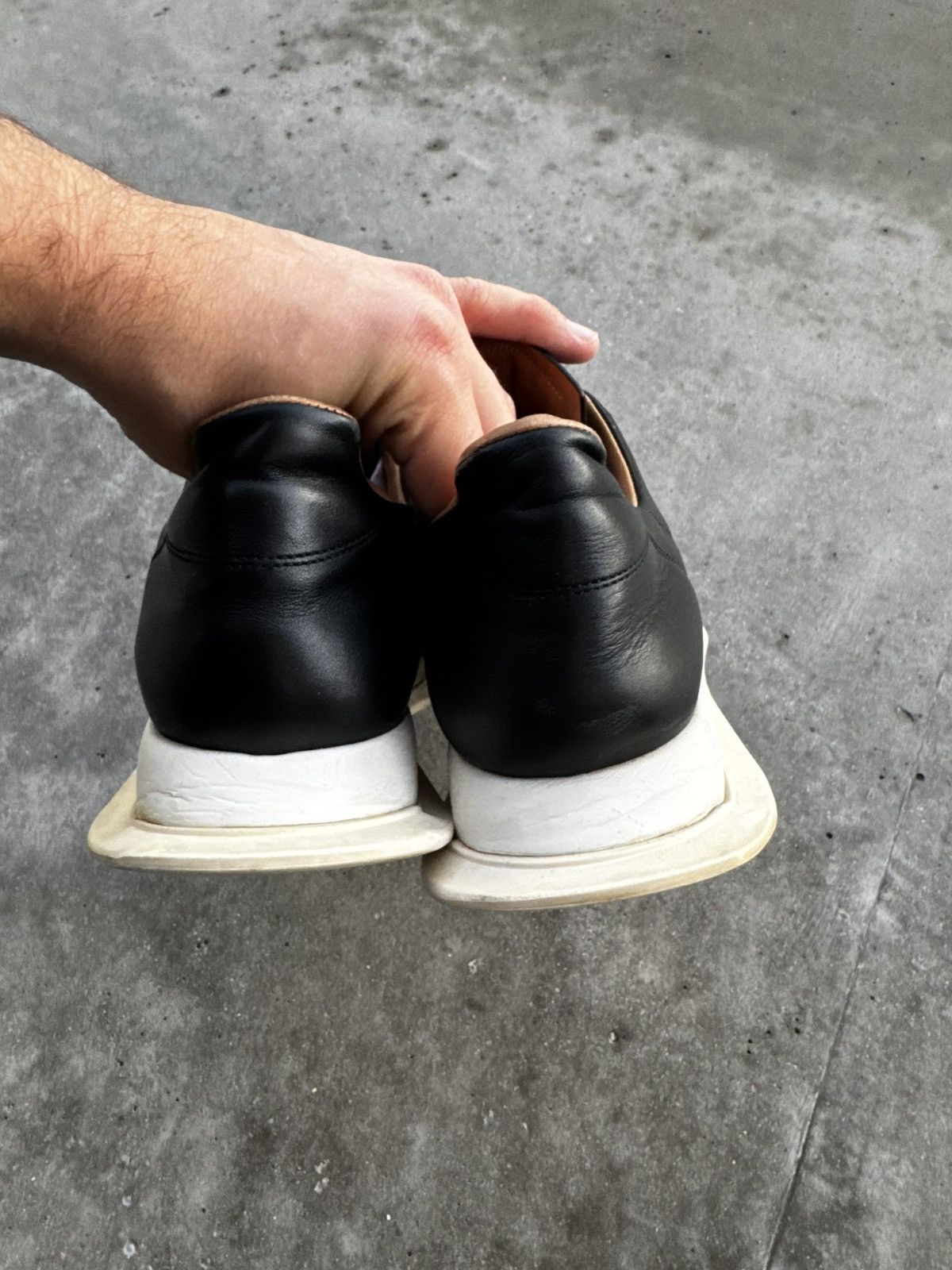 Rick Owens Rick Owens oblique Lace Up Runner sneakers archive designer Size US 9 / EU 42 - 5 Thumbnail