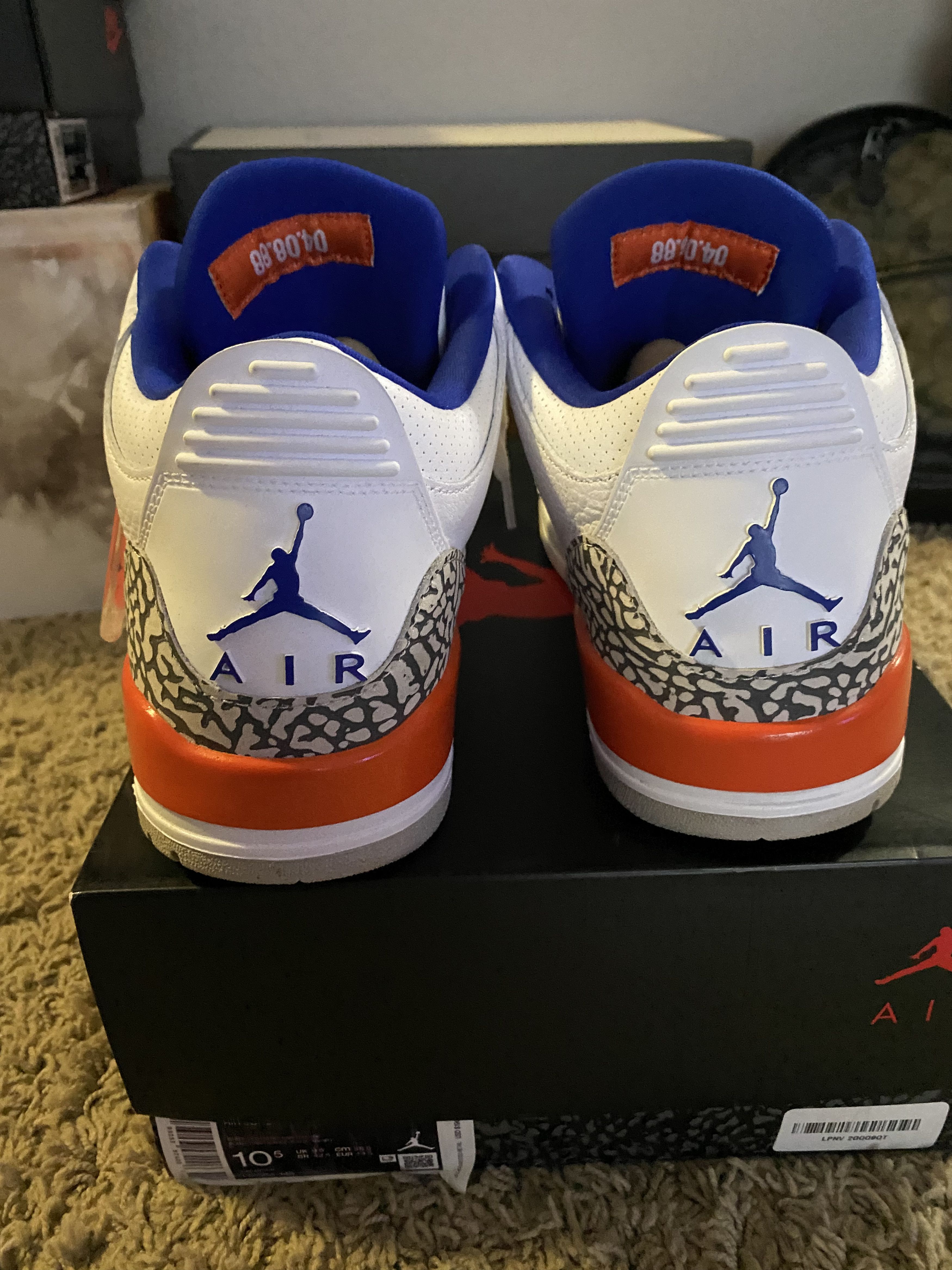 Jordan Brand Jordan 3 Knicks Sz 10.5 Size US 10.5 / EU 43-44 - 4 Thumbnail