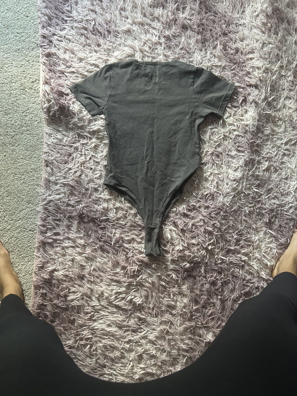 PrettyLittleThing PrettyLittleThing Charcoal Bodysuit Size S / US 4 / IT 40 - 2 Thumbnail