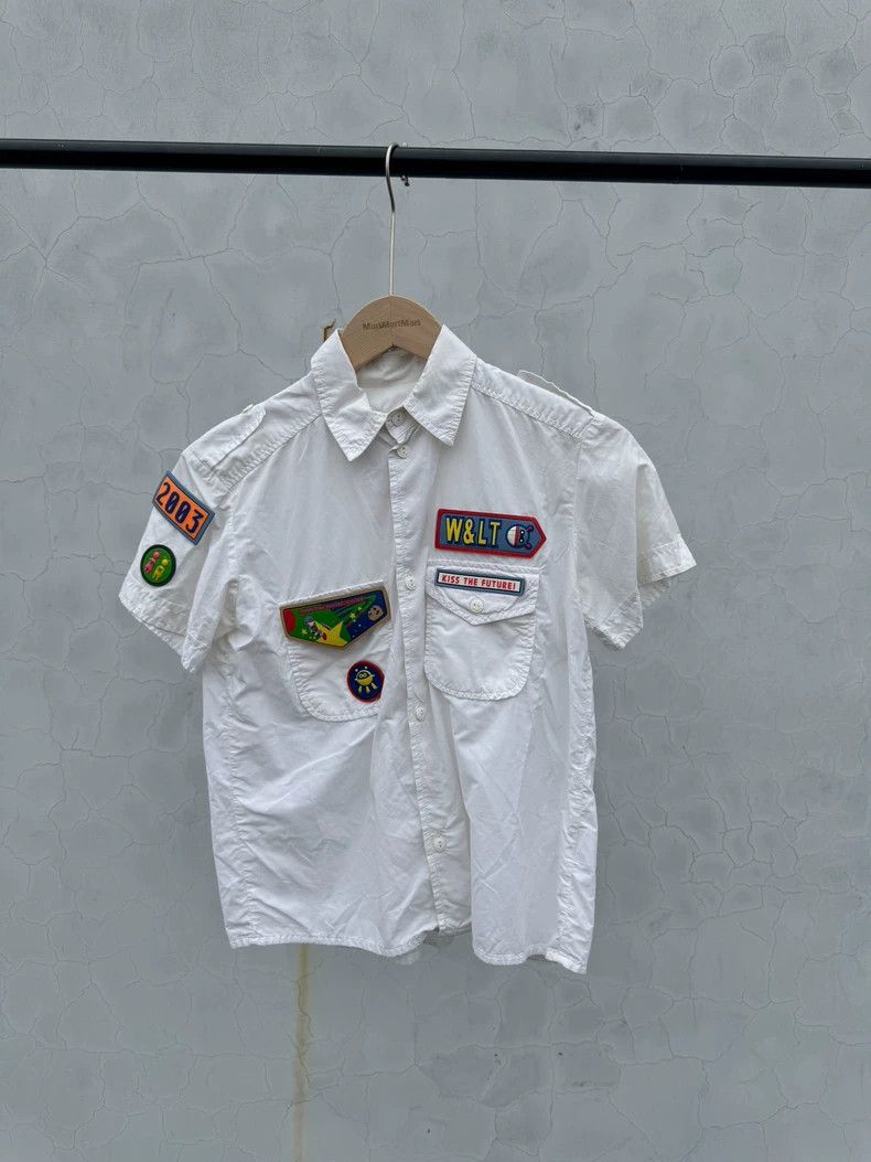 Walter Van Beirendonck Walter Van Beirendonck size os Initial rubber shirt 2501-N Size US XS / EU 42 / 0 - 1 Thumbnail