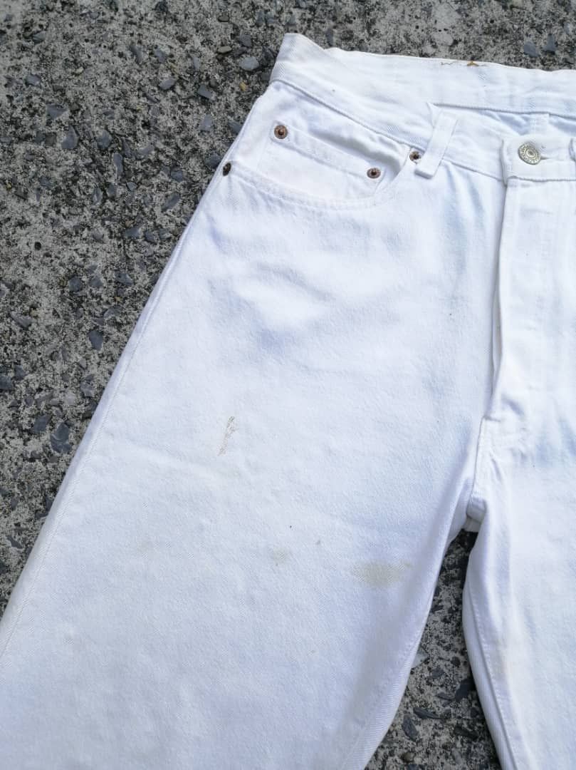 Levi's × Levi's Vintage Clothing × Vintage Levi's Strauss 532 Fly Button White Pants Size US 29 - 5 Thumbnail