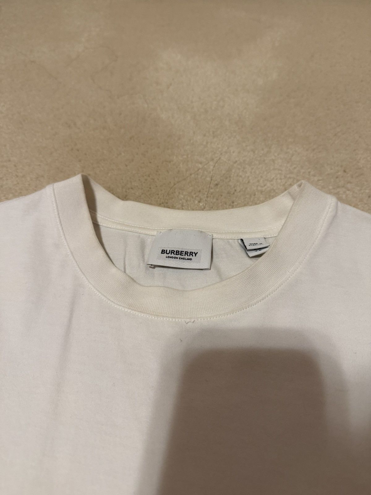Burberry Burberry white TB t shirt Size US XS / EU 42 / 0 - 3 Thumbnail