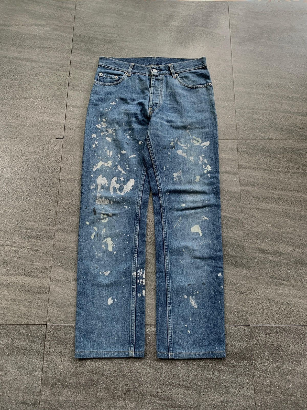Helmut Lang OG vintage clean broken denim | Grailed