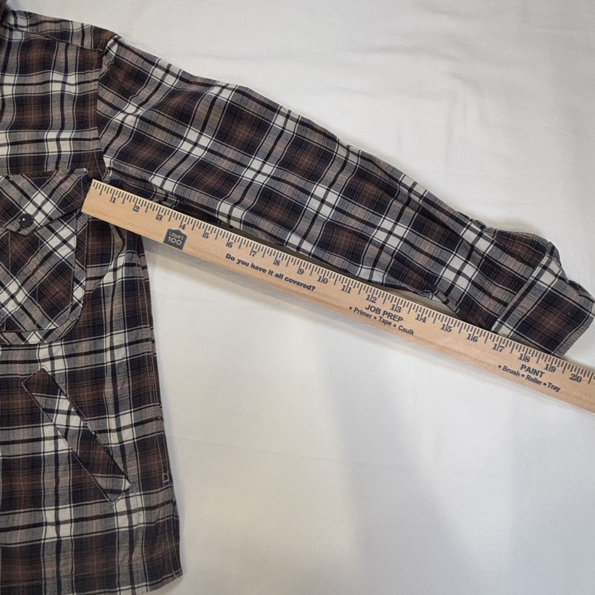 Soundman Soundman Japan Plaid Zip Shirt Jacket (Waldes Zipper) Size US S / EU 44-46 / 1 - 16 Thumbnail