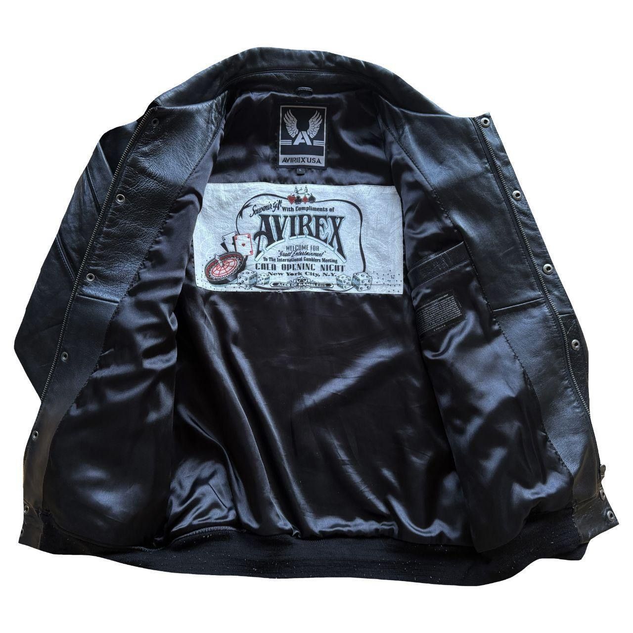 Avirex Avirex Leather Varsity Jacket Size US L / EU 52-54 / 3 - 8 Thumbnail