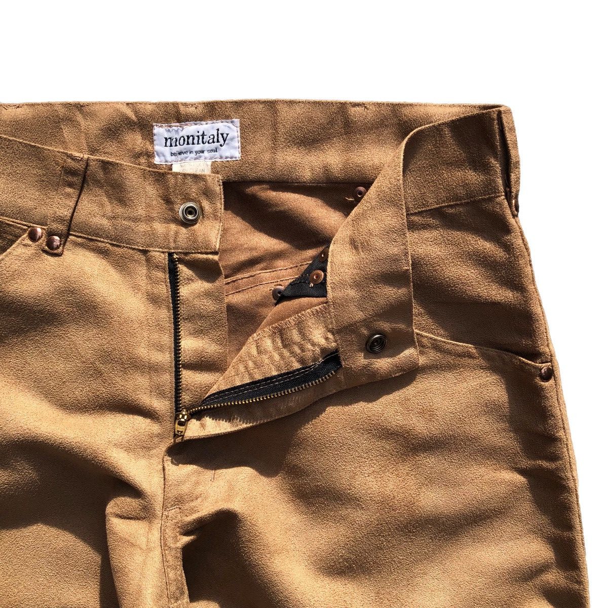 Monitaly Monitaly suede pants Size US 31 - 5 Thumbnail