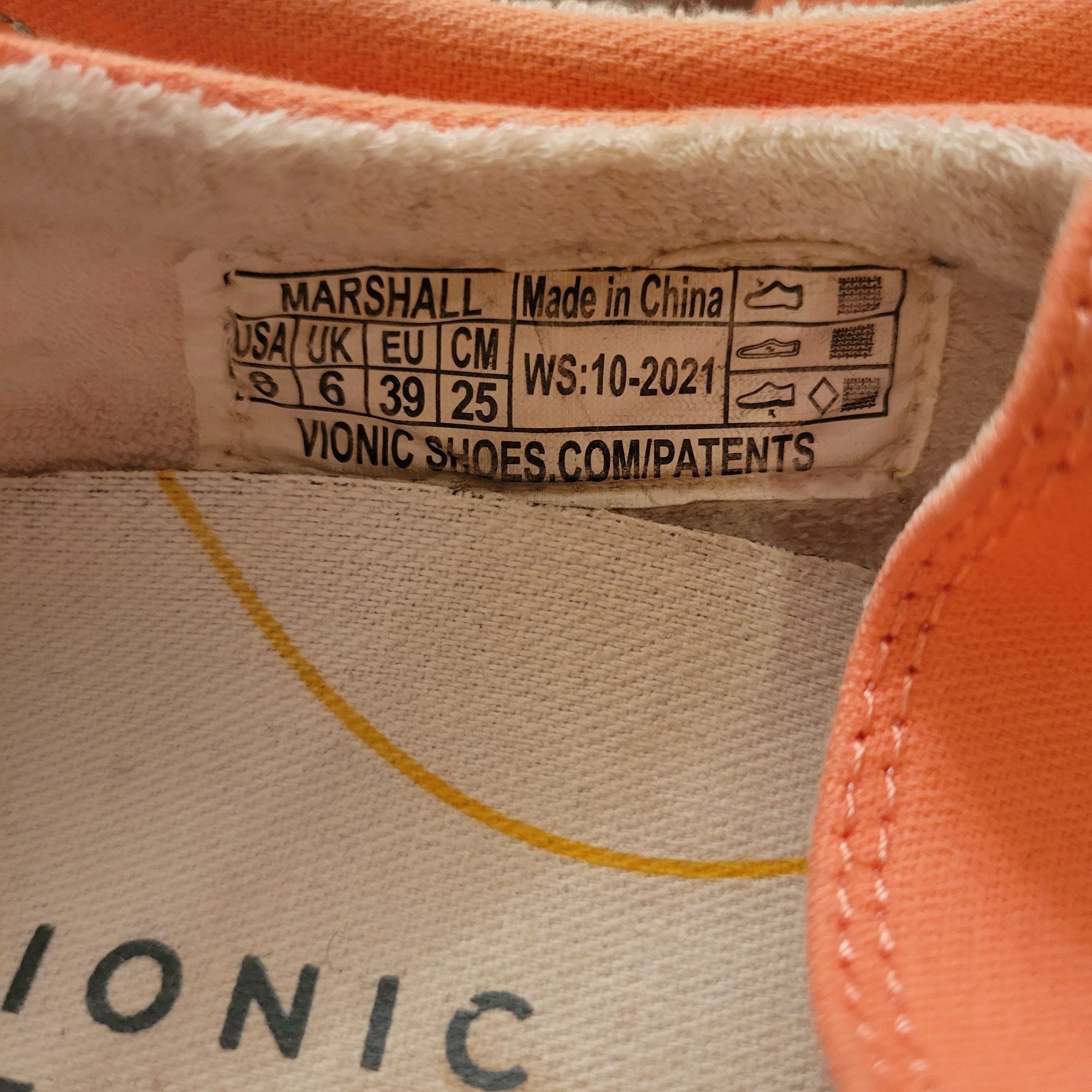 Vionic Vionic Beach MARSHALL Slip On Shoes Loafers 6 Coral Canvas V Size US 6 / IT 36 - 4 Thumbnail