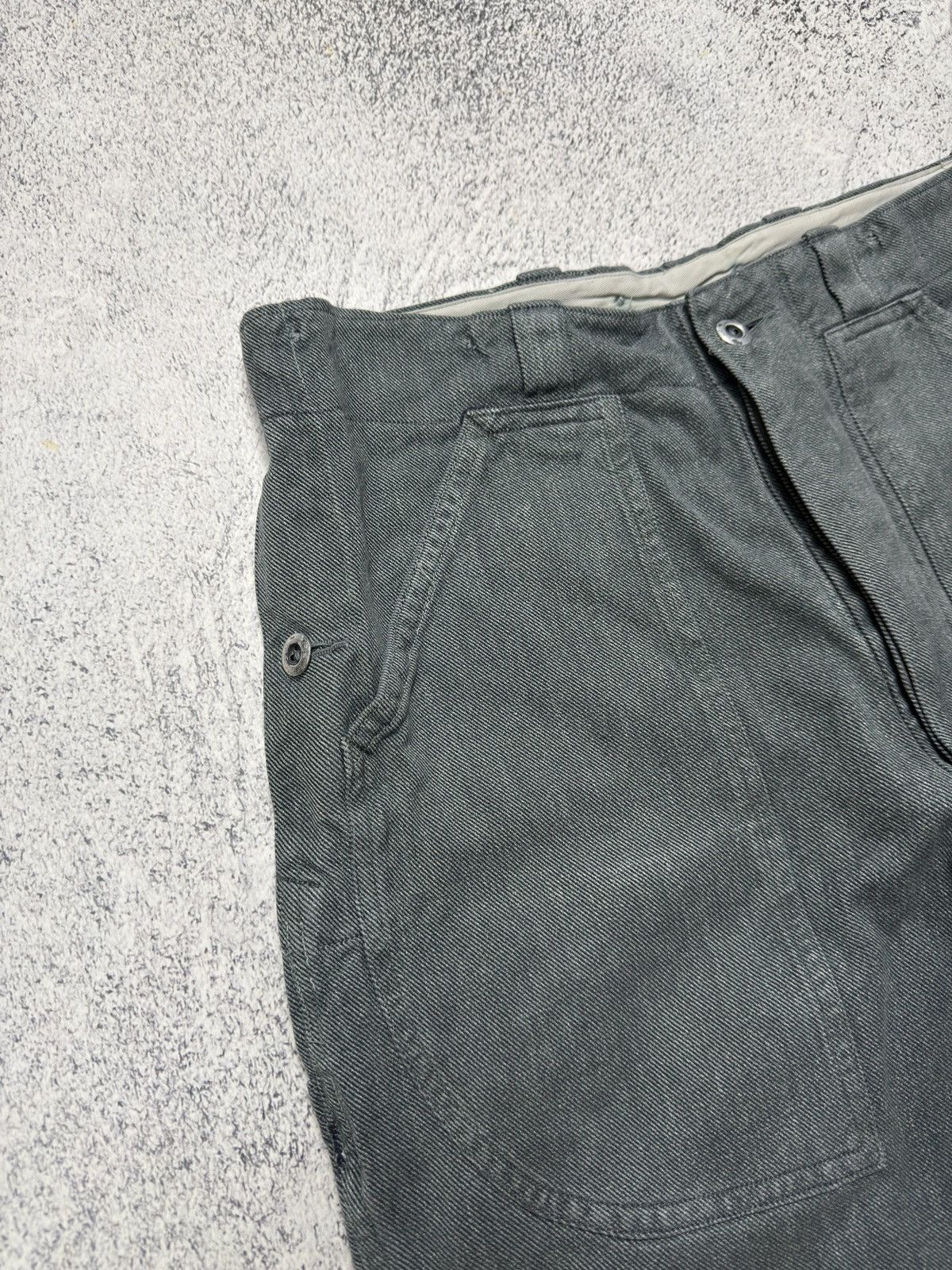 Vintage Vintage Swiss Army Salt & Pepper Denim Work Trousers Pants Size US 34 / EU 50 - 5 Thumbnail