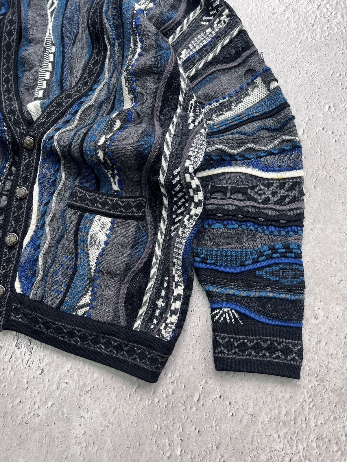 Carlo Colucci × Coogi × Vintage Rare Vintage CARLO COLUCCI Cardigan Sweater Coogi Size US XL / EU 56 / 4 - 5 Thumbnail