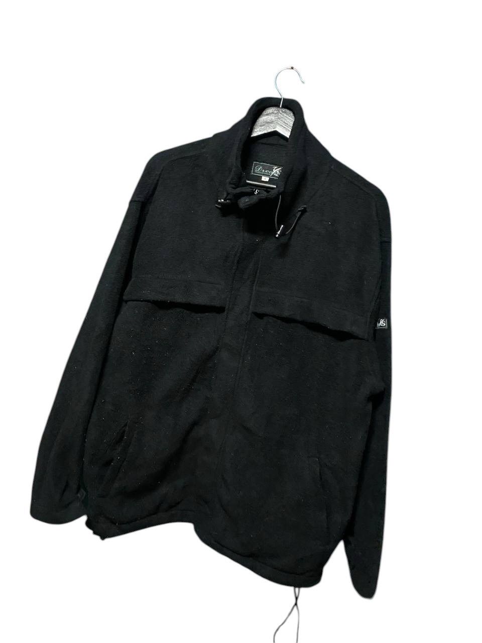 Yohji Yamamoto Vintage 90s Yohji Yamamoto Fleece Jersey Overshirt Size US L / EU 52-54 / 3 - 3 Thumbnail