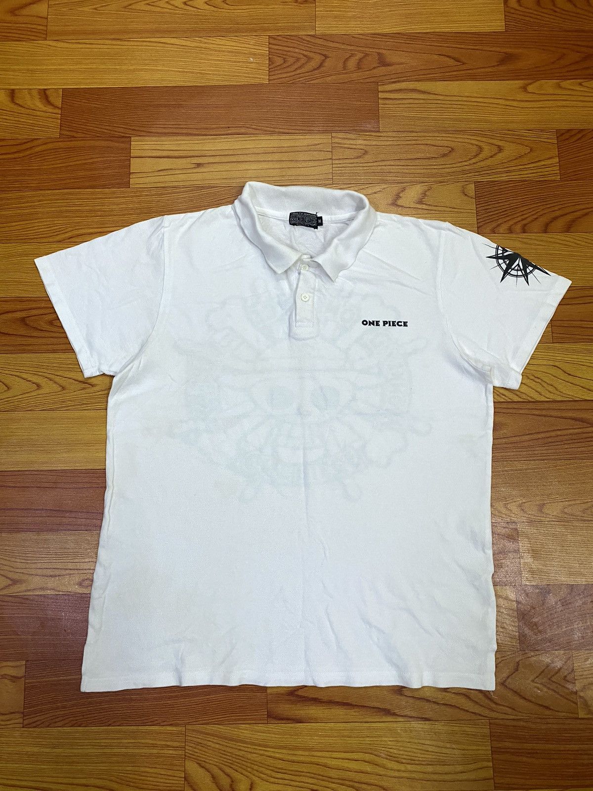 Anime × Japanese Brand × One Piece One Piece Monkey D Luffy Pirate Logo Polo Shirt Size US M / EU 48-50 / 2 - 2 Thumbnail