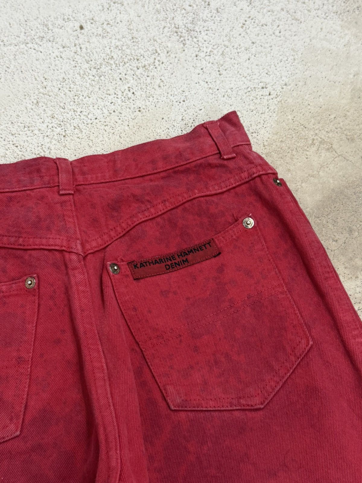 Katharine Hamnett London Katharine Hamnett Denim Designer Pants Special Washed Size US 26 / EU 42 - 13 Thumbnail