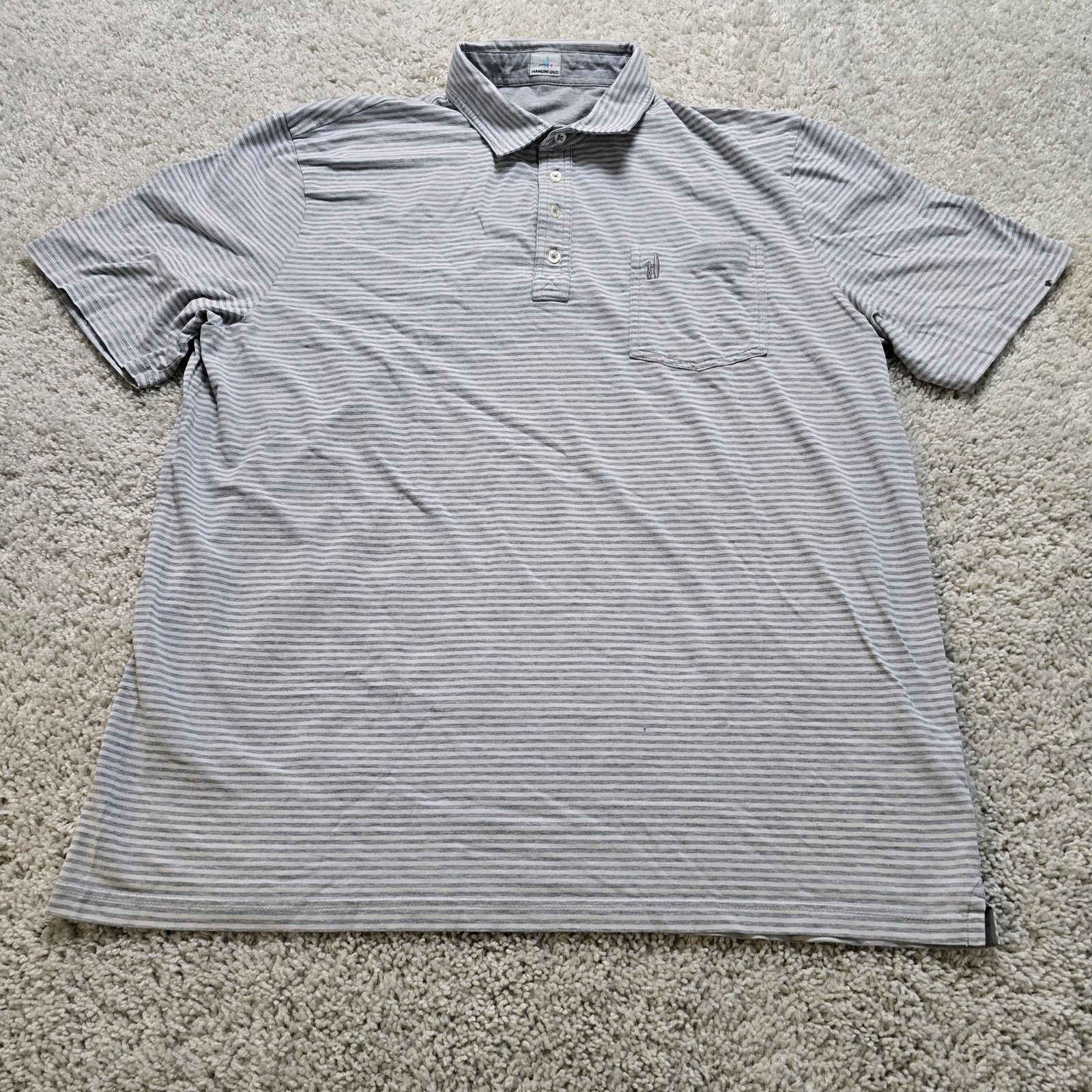 Other Johnnie-O Mens Performance Golf Stretch Polo XXL 2XL Grey Size US XXL / EU 58 / 5 - 3 Thumbnail