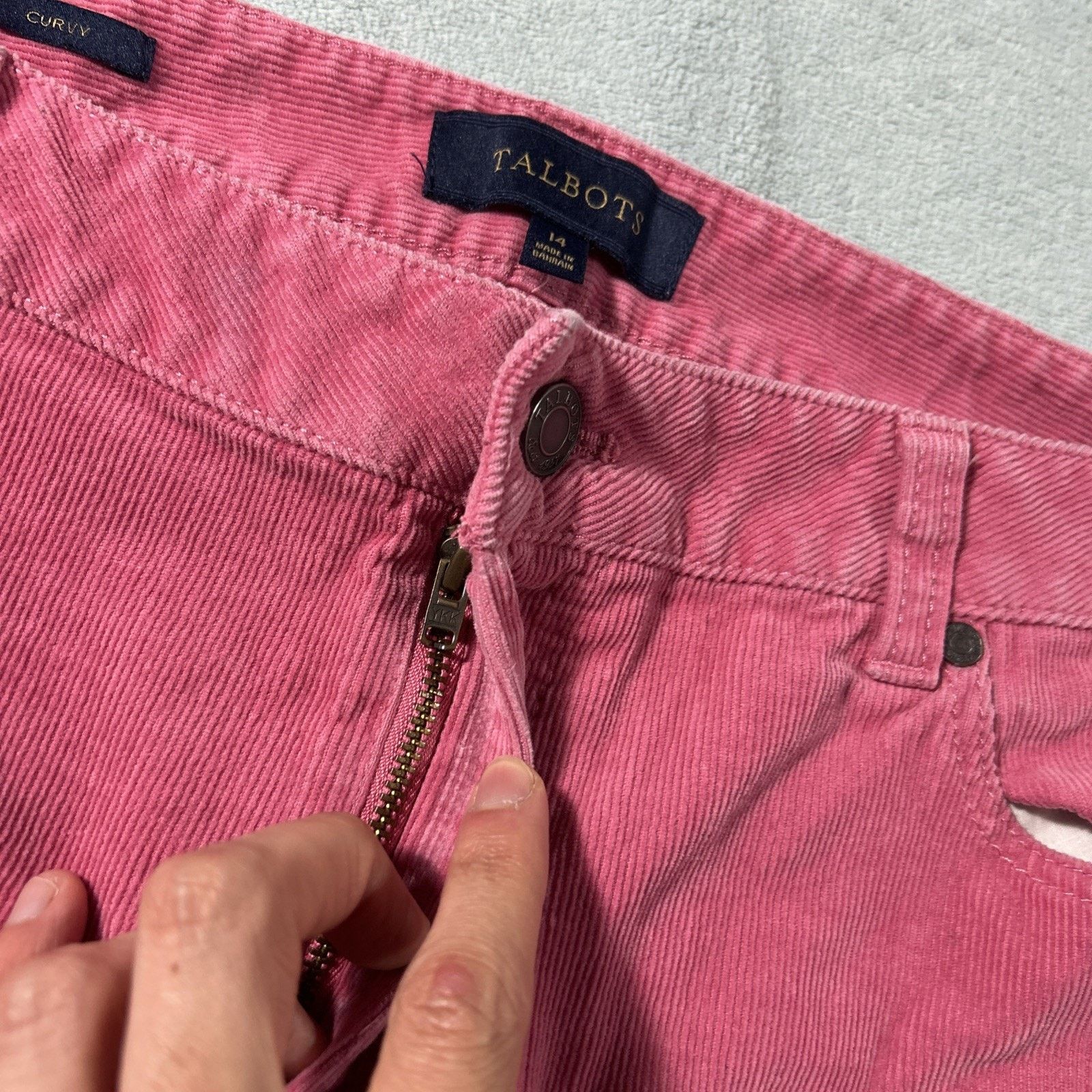 Talbots Corduroy Beyond Baggy Pants 36x31 Dojo Flare Wide Hamilton Size 36" / US 14 / IT 50 - 9 Thumbnail