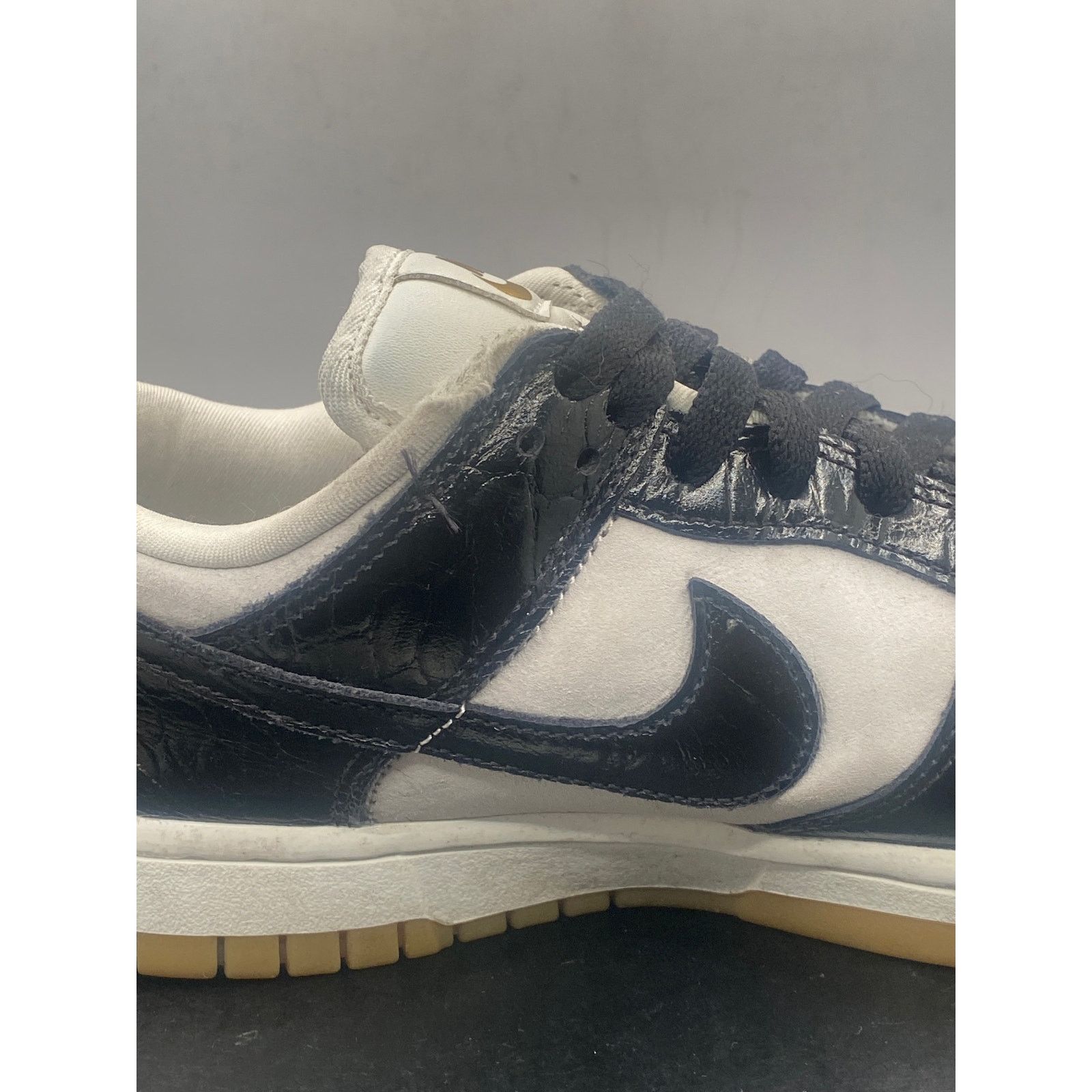 Nike Nike Dunk Low LX Black Croc Phantom FJ2260-003 Women Size 7 Size US 7 / IT 37 - 8 Thumbnail