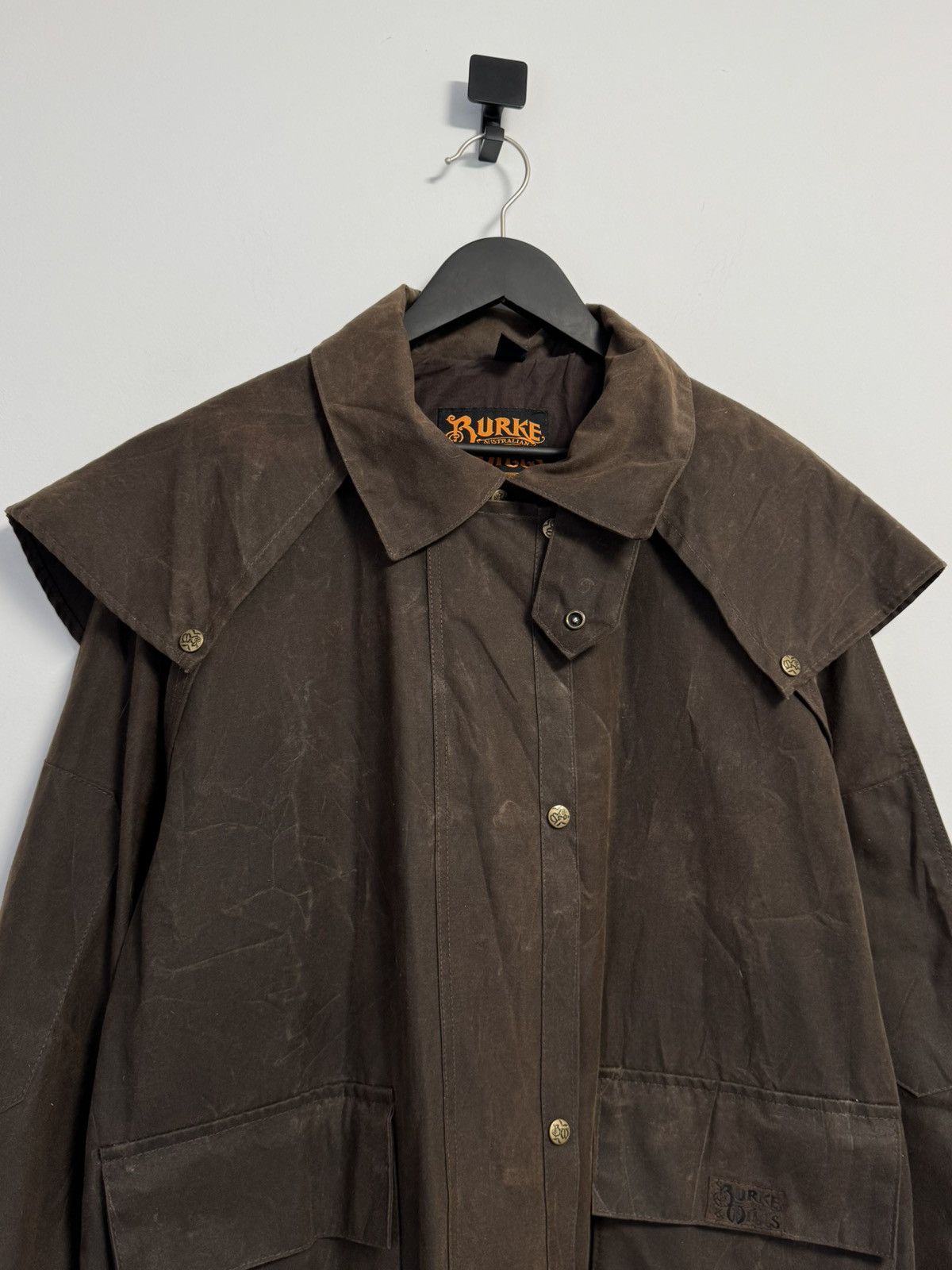 Other Burke Wills vintage wax waxed cotton short weatherall jacket Size US M / EU 48-50 / 2 - 2 Thumbnail