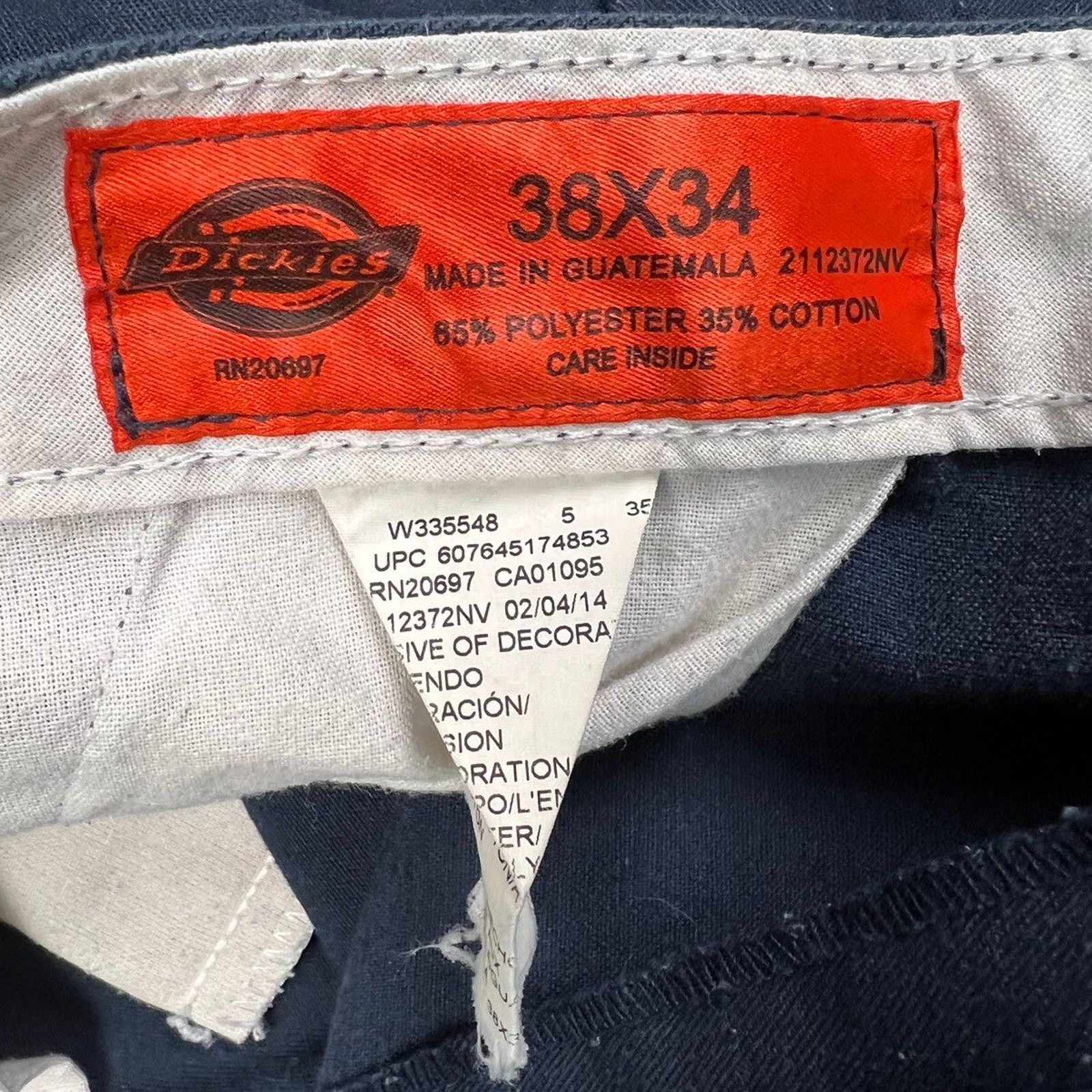 Dickies × Vintage Dickies Pants 37x32 Original Cargo Work Wear Chino Trousers Size US 37 - 7 Thumbnail