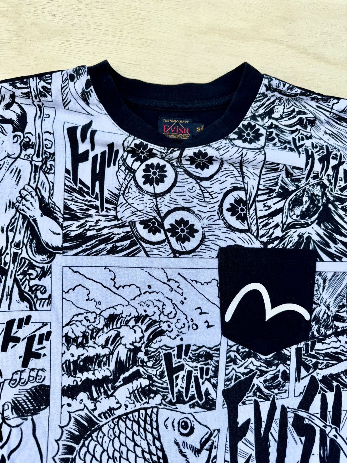 Evisu EVISU Heritage Japanese Vintage Y2K Rap Hip Hop T-Shirt Size US M / EU 48-50 / 2 - 4 Thumbnail