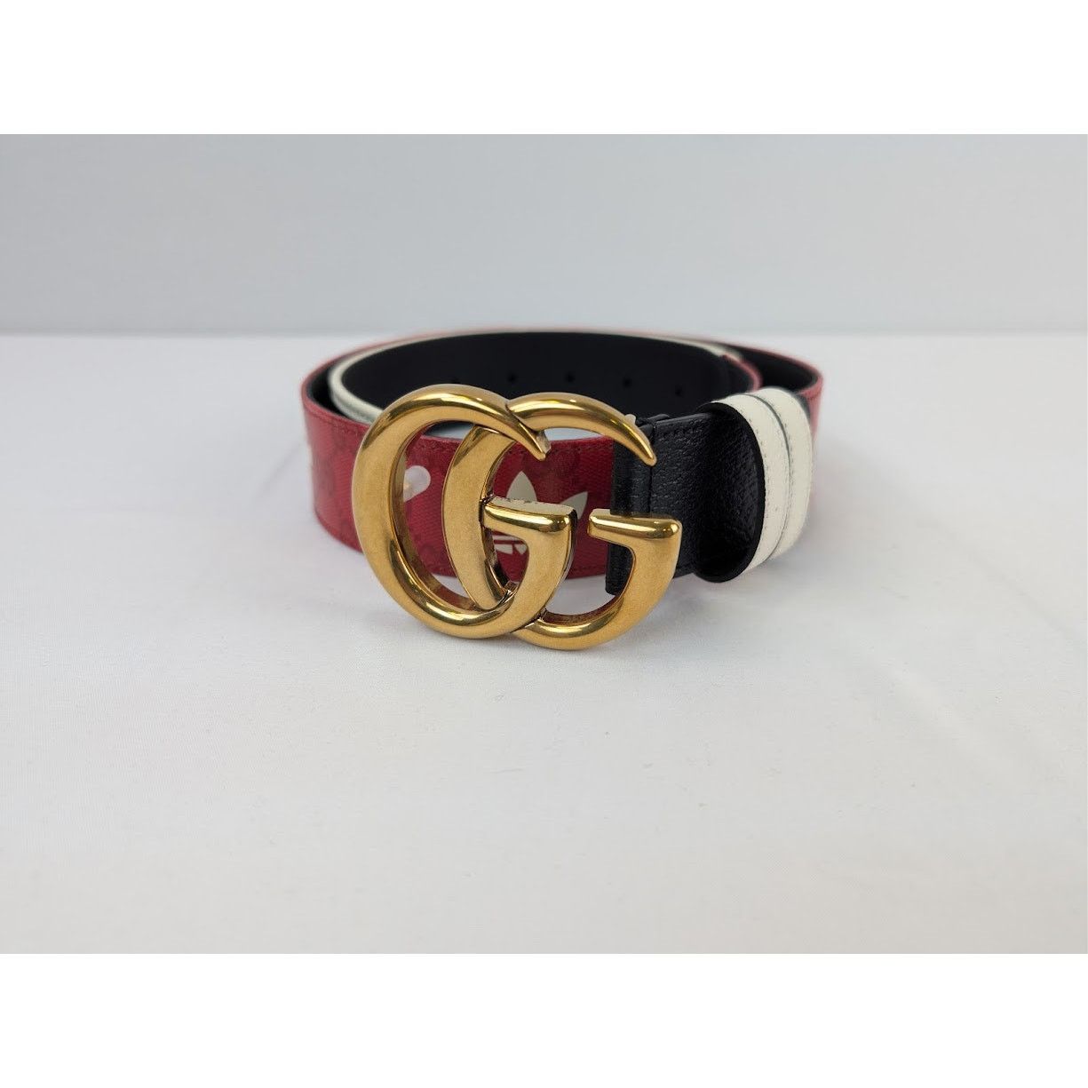 Adidas × Gucci o1rshd1 Size: 75 / M Belt W.40 GG Mar in Black Size 30 - 14 Thumbnail