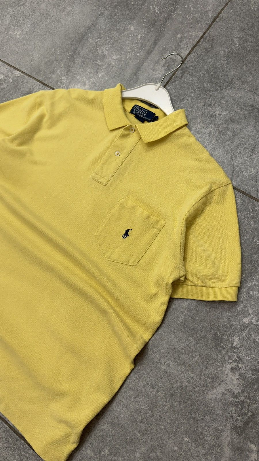 Polo Ralph Lauren × Vintage POLO by Ralph Lauren Vintage faded lemon yellow Size US M / EU 48-50 / 2 - 2 Thumbnail