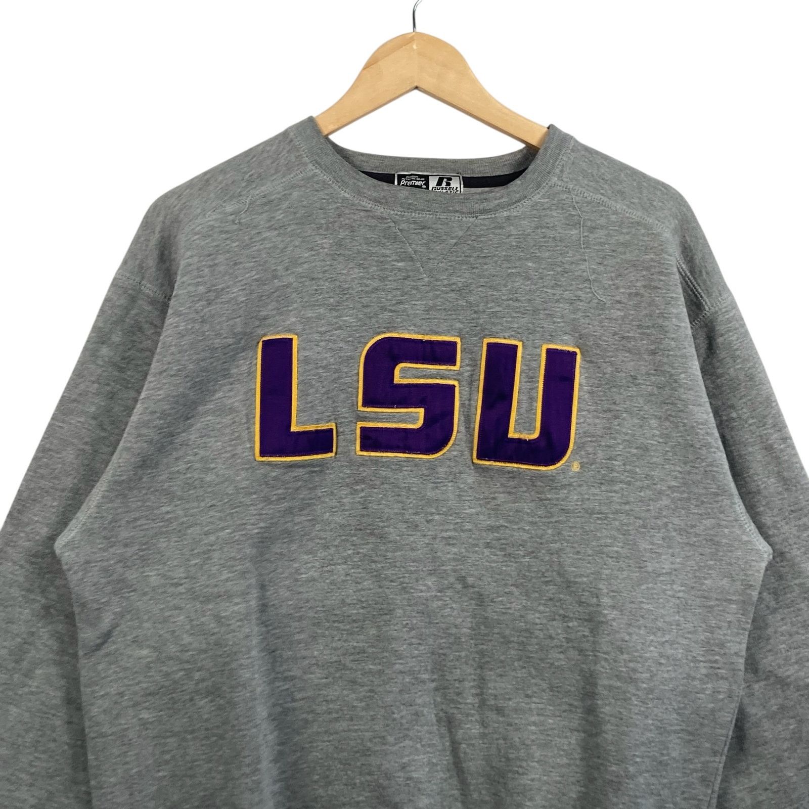Russell Athletic Vintage Louisiana State University Crewneck Medium Size US M / EU 48-50 / 2 - 2 Thumbnail