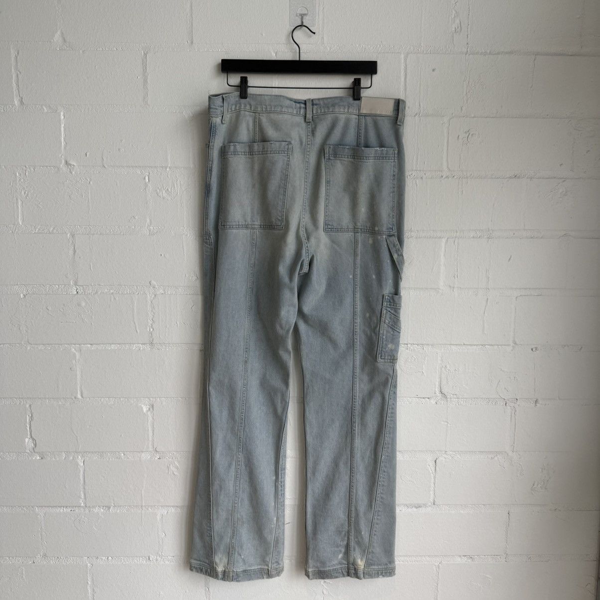 Nahmias Nahmias Blue Double Knee leg Denim Size US 36 / EU 52 - 4 Thumbnail