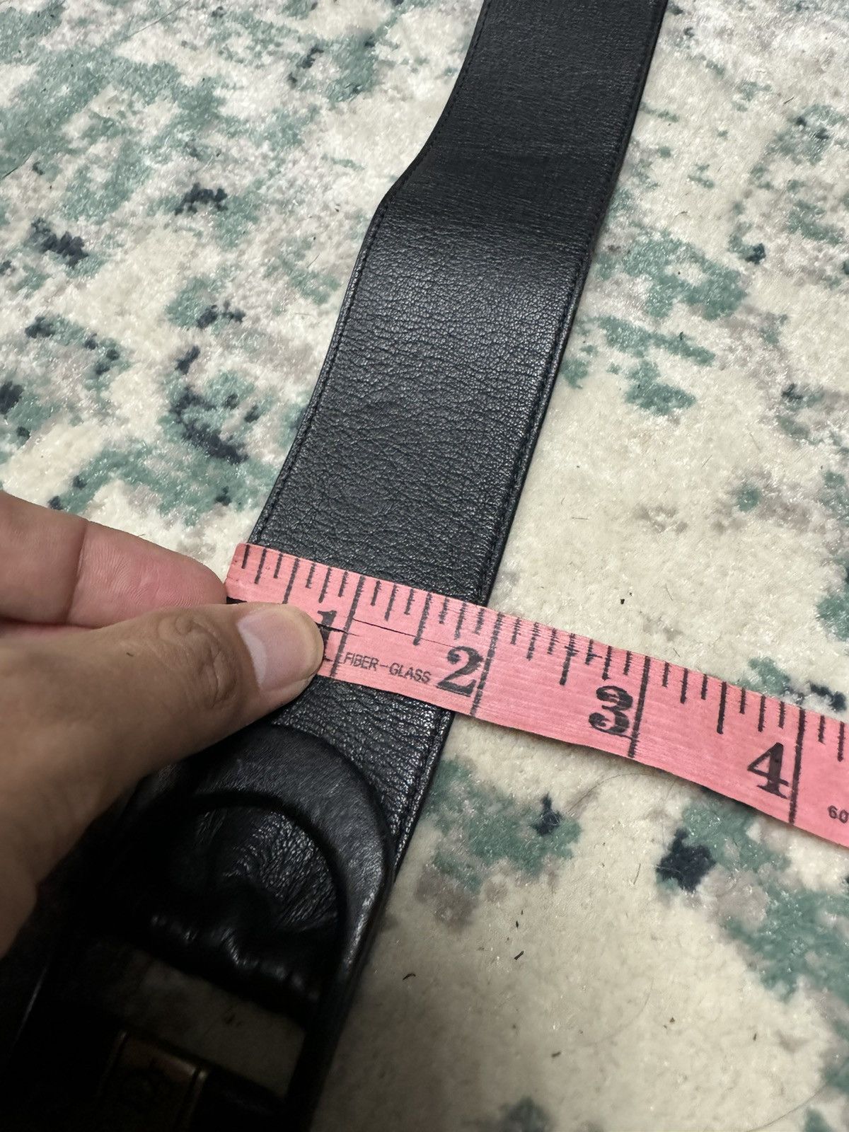 Christian Dior Monsieur VINTAGE CHRISTIAN DIOR WIDE BELT <30" Size 28 - 5 Thumbnail